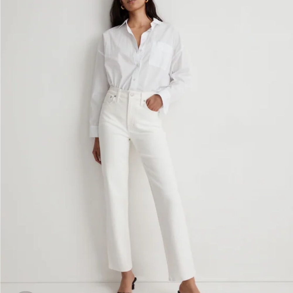 Madewell Women's White Perfect Vintage Jeans